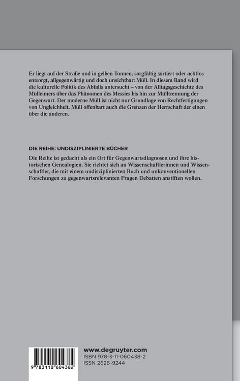 Produktbild: Die Politisierung des Abfalls