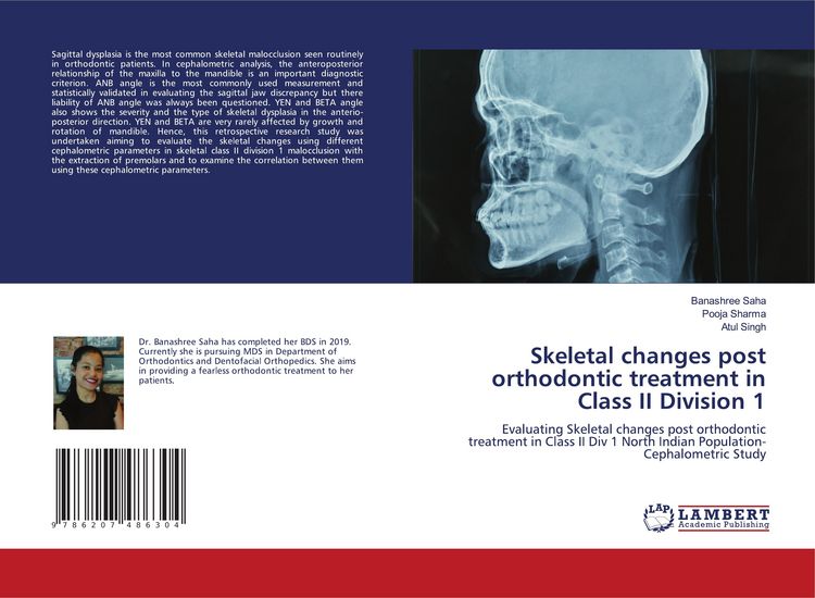 Produktbild: Skeletal changes post orthodontic treatment in Class II Division 1