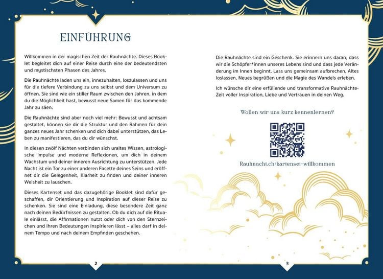 Produktbild: Kartenset: 12 N&auml;chte, 12 Zeichen | Rauhn&auml;chte und Astrologie bewusst erleben &ndash; mit Ritualen, Affirmationen und Videomeditationen