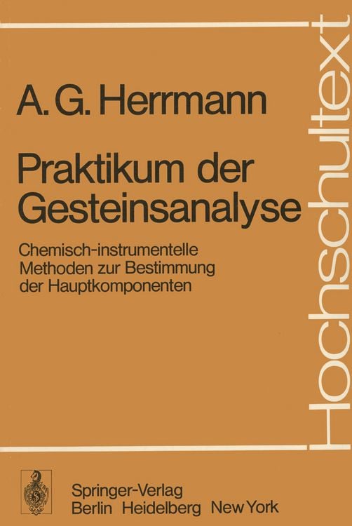 Produktbild: Praktikum der Gesteinsanalyse