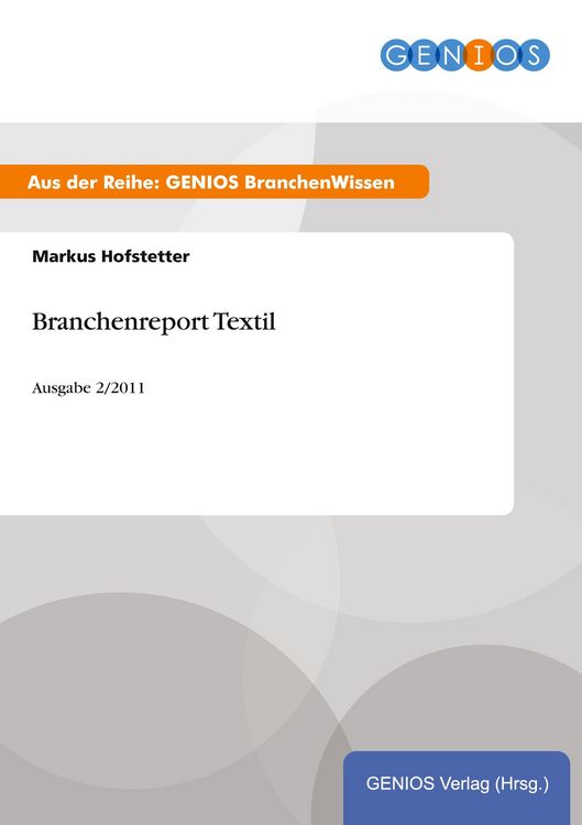 Produktbild: Branchenreport Textil