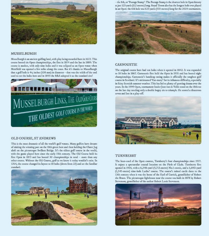 Produktbild: Golf Map Of Scotland Mfo
