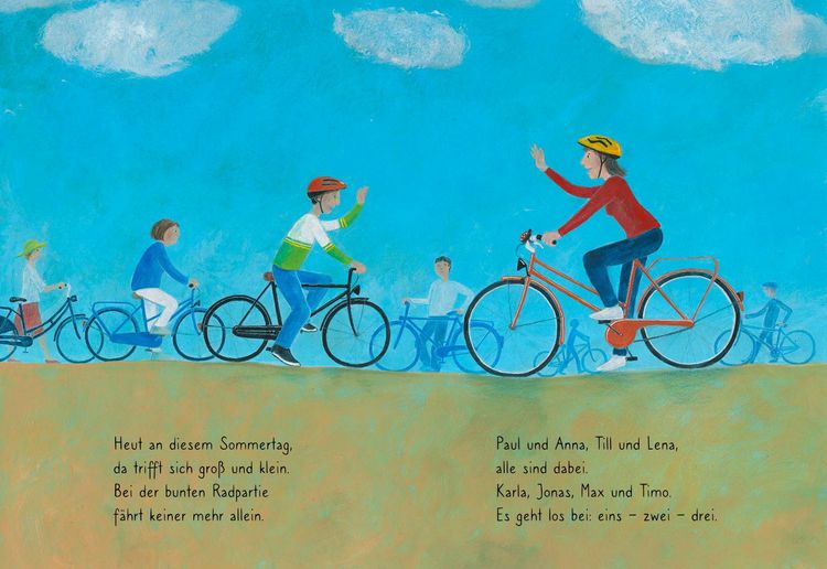 Produktbild: Rauf aufs Fahrrad, fertig, los! &ndash; Eine bunte Radpartie