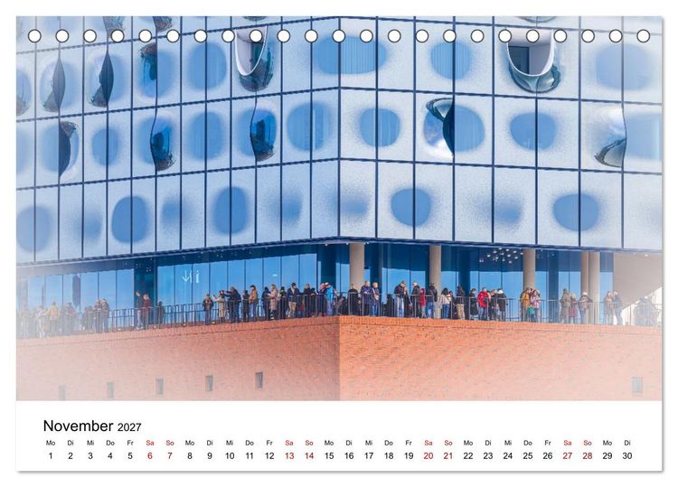 Produktbild: Hamburg Events (Tischkalender 2027 DIN A5 quer), CALVENDO Monatskalender