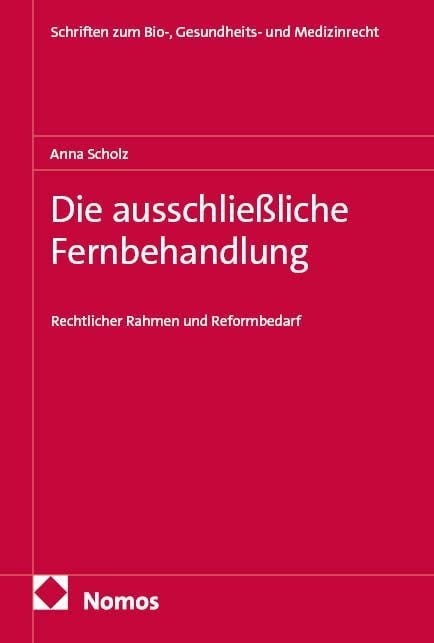 Produktbild: Die ausschlie&szlig;liche Fernbehandlung