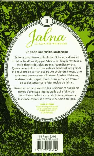 Produktbild: Jalna : la saga des Whiteoak. Tome 2
