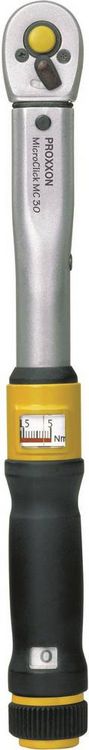 Produktbild: Proxxon Industrial MicroClick MC 30 23349 Drehmomentschl&uuml;ssel mit Umschaltknarre 1/4" (6.3 mm) 6 - 30 Nm