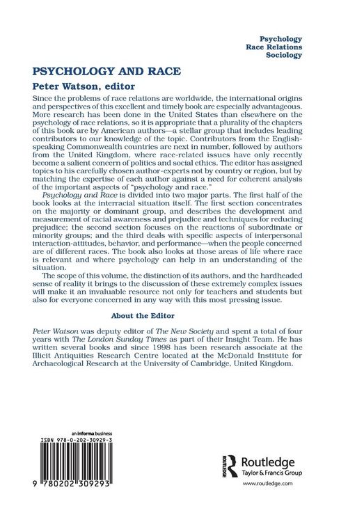 Produktbild: Psychology and Race