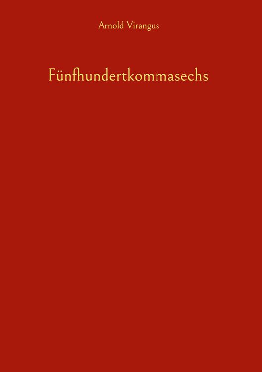 Produktbild: F&uuml;nfhundertkommasechs