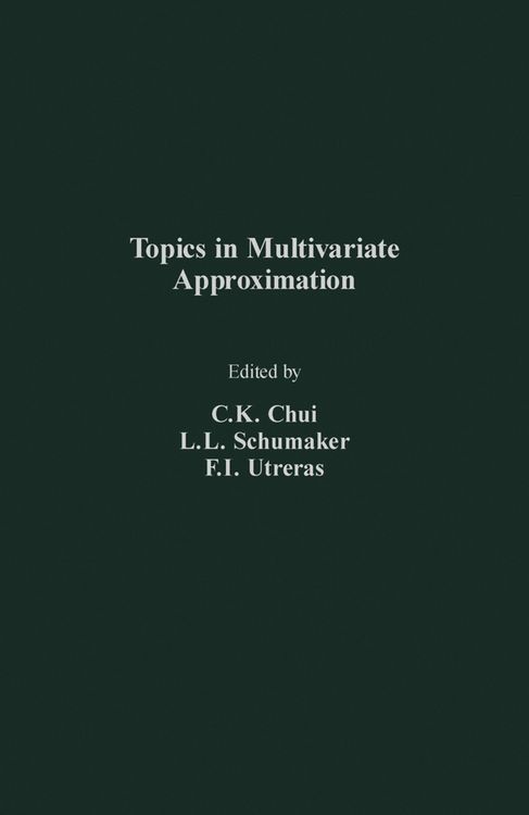 Produktbild: Topics in Multivariate Approximation
