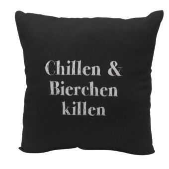 Produktbild: Kissen 25 x 25 cm mit Tasche, M&auml;nnerkissen