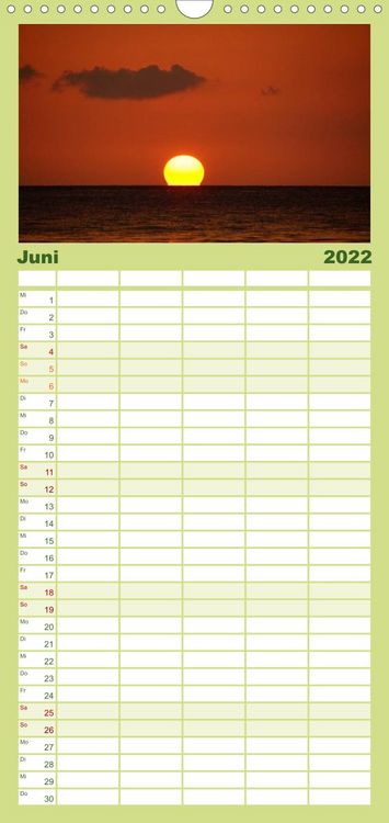 Produktbild: Familienplaner JAMAIKA Reggae, Rastafari und Natur. (Wandkalender 2022 , 21 cm x 45 cm, hoch)