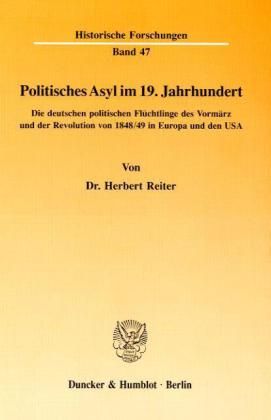 Produktbild: Politisches Asyl im 19. Jahrhundert.