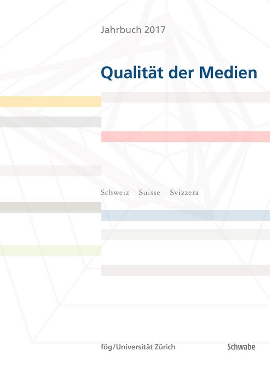 Produktbild: Jahrbuch 2017 Qualit&auml;t der Medien