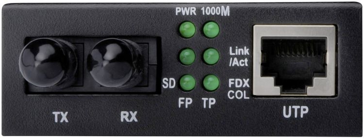 Produktbild: Digitus DN-82010-1 LAN, ST Simplex Netzwerk-Medienkonverter 100MBit/s