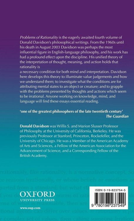 Produktbild: Problems of Rationality