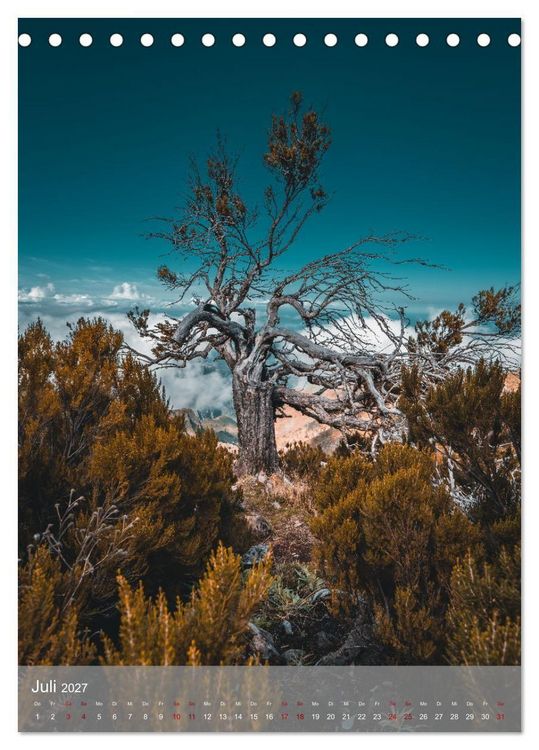 Produktbild: Madeira - Zauber einer Insel (Tischkalender 2027 DIN A5 hoch), CALVENDO Monatskalender