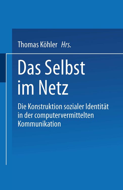 Produktbild: Das Selbst im Netz