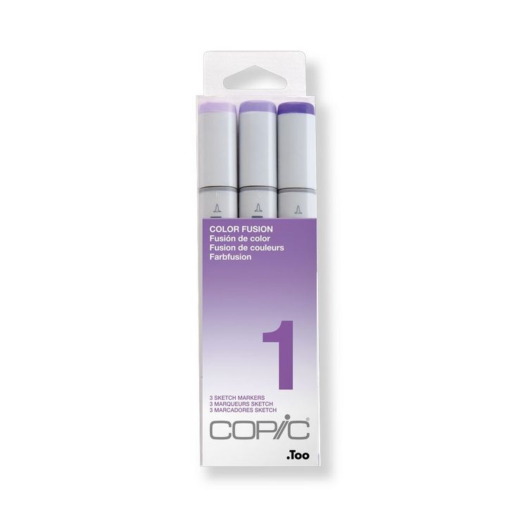 Produktbild: Copic Pinselmarker Set Sketch Color Fusion 1 3 St&uuml;ck