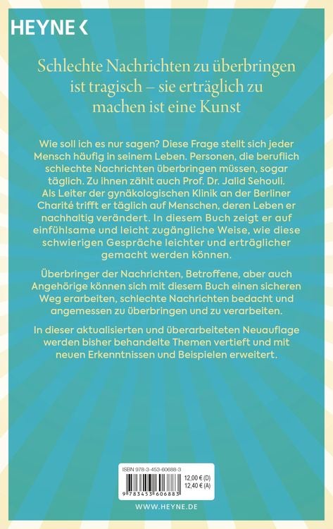 Produktbild: Von der Kunst, schlechte Nachrichten gut zu &uuml;berbringen