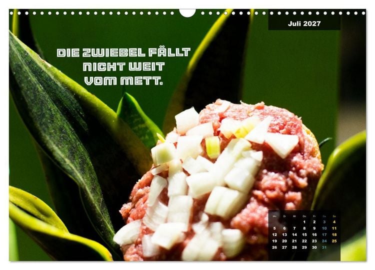 Produktbild: Mettkalender - Spread some more Mett (Wandkalender 2027 DIN A3 quer), CALVENDO Monatskalender