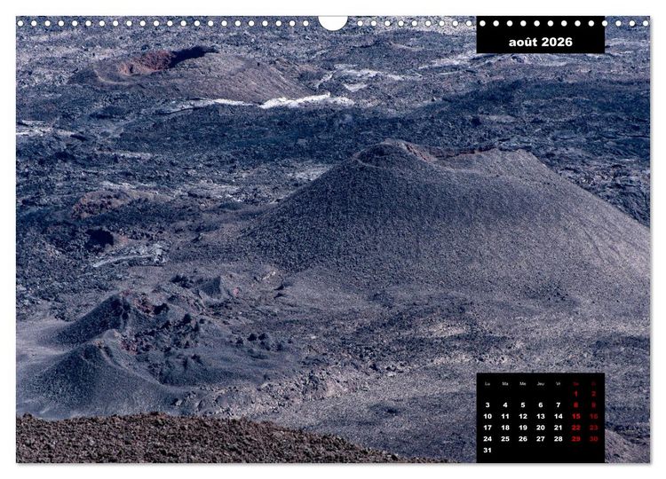 Produktbild: Paysages de l'&icirc;le de La R&eacute;union (Calendrier mural 2026 DIN A3 vertical), CALVENDO calendrier mensuel