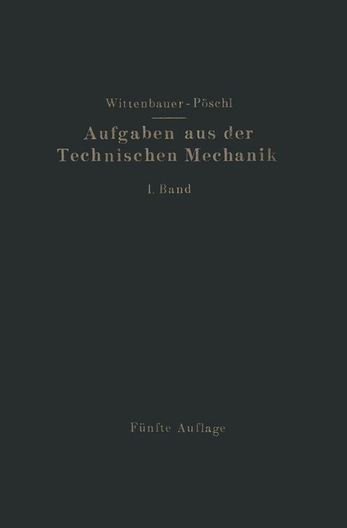 Produktbild: Aufgaben aus der Technischen Mechanik
