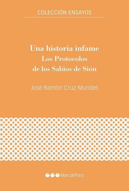 Produktbild: Una historia infame : Los protocolos de los Sabios de Si&oacute;n