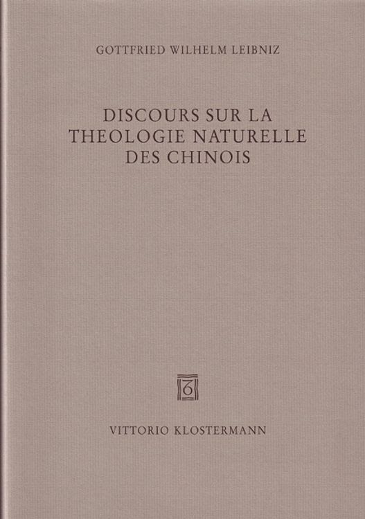 Produktbild: Discours sur la Theologie Naturelle des Chinois