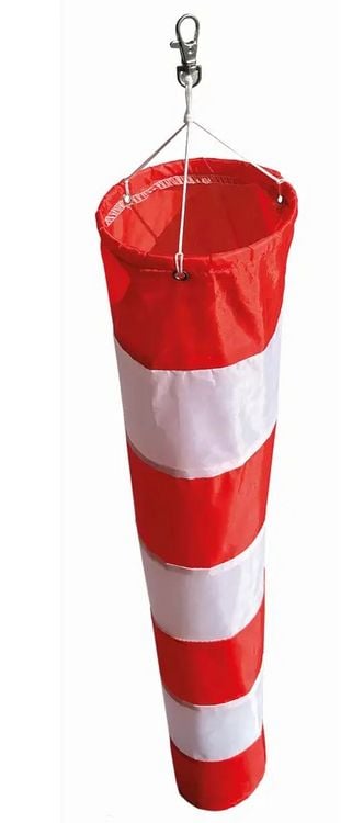 Produktbild: Paul G&uuml;nther 1311 - WINDSOCK RED WHITE, Windspiel, 60x12cm