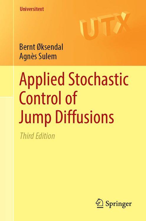 Produktbild: Applied Stochastic Control of Jump Diffusions