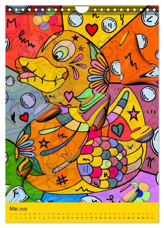 Produktbild: Nico Bielows Dia los Muertos (Wandkalender 2026 DIN A4 hoch), CALVENDO Monatskalender