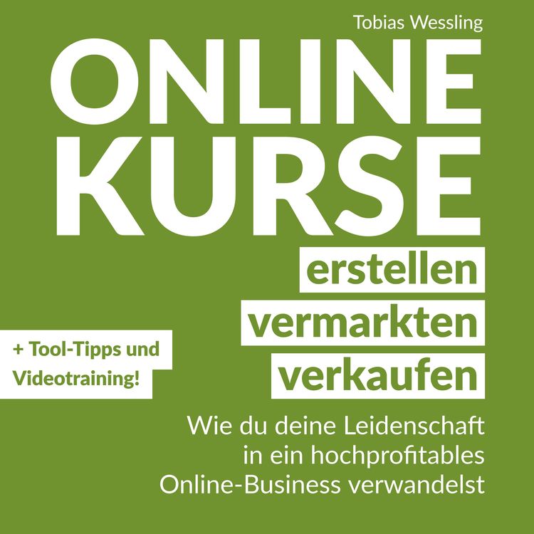 Produktbild: Onlinekurse erstellen, vermarkten und verkaufen