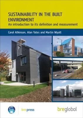 Produktbild: Atkinson, C: Sustainability in the Built Environment