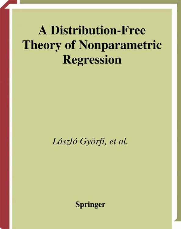 Produktbild: A Distribution-Free Theory of Nonparametric Regression