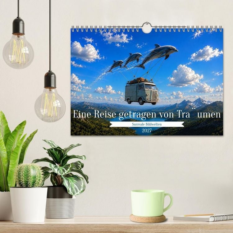 Produktbild: Eine Reise getragen von Träumen (Wandkalender 2027 DIN A4 quer), CALVENDO Monatskalender
