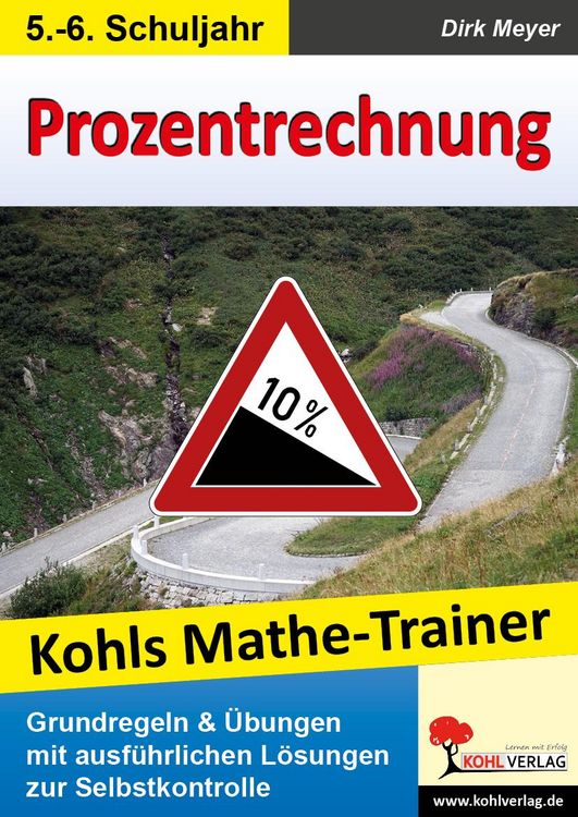 Produktbild: Kohls Mathe-Trainer - Prozentrechnung