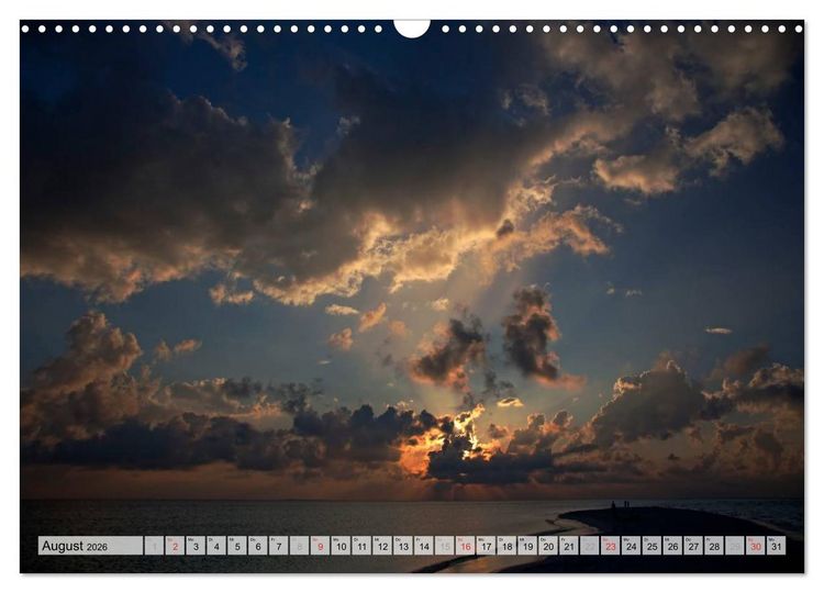 Produktbild: MALEDIVEN (Wandkalender 2026 DIN A3 quer), CALVENDO Monatskalender