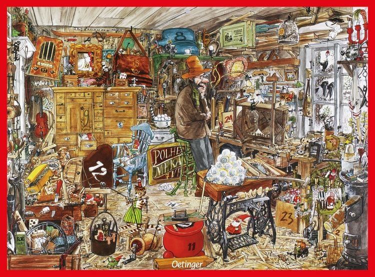 Produktbild: Pettersson und Findus warten auf Weihnachten. Adventskalender