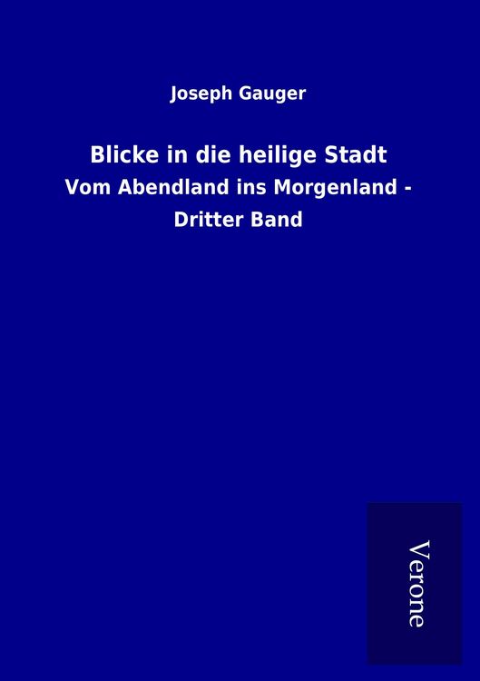 Produktbild: Blicke in die heilige Stadt
