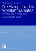 Produktbild: Die Akzeptanz des Wohlfahrtsstaates