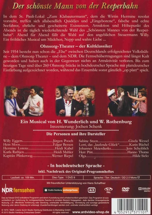Produktbild: Ohnsorg Theater - Der sch&ouml;nste Mann von der Reeperbahn