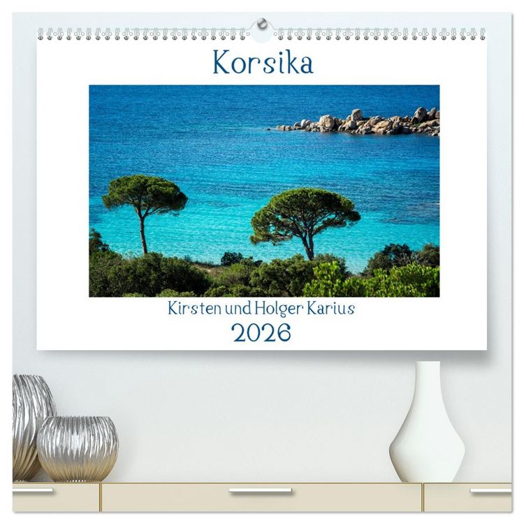 Produktbild: Korsika 2026 (hochwertiger Premium Wandkalender 2026 DIN A2 quer), Kunstdruck in Hochglanz