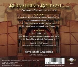 Produktbild: Bottazzi:Choro Et Organo