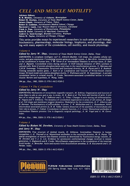 Produktbild: Cell and Molecular Biology of the Cytoskeleton