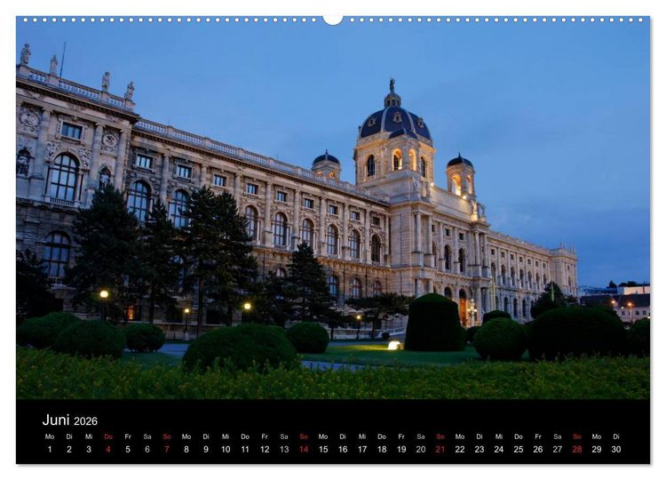 Produktbild: Wien (hochwertiger Premium Wandkalender 2026 DIN A2 quer), Kunstdruck in Hochglanz