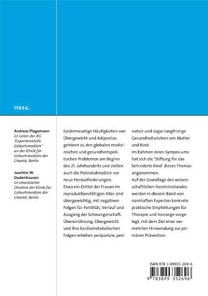 Produktbild: Adipositas als Risiko in der Perinatalmedizin