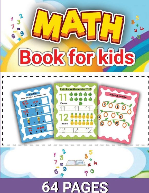 Produktbild: Math Activity Book for Kids