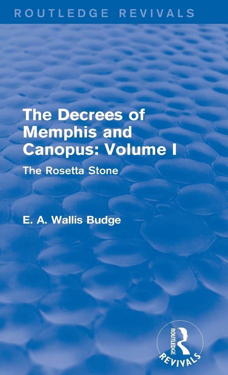 Produktbild: The Decrees of Memphis and Canopus