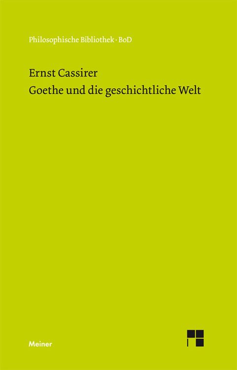 Produktbild: Goethe und die geschichtliche Welt